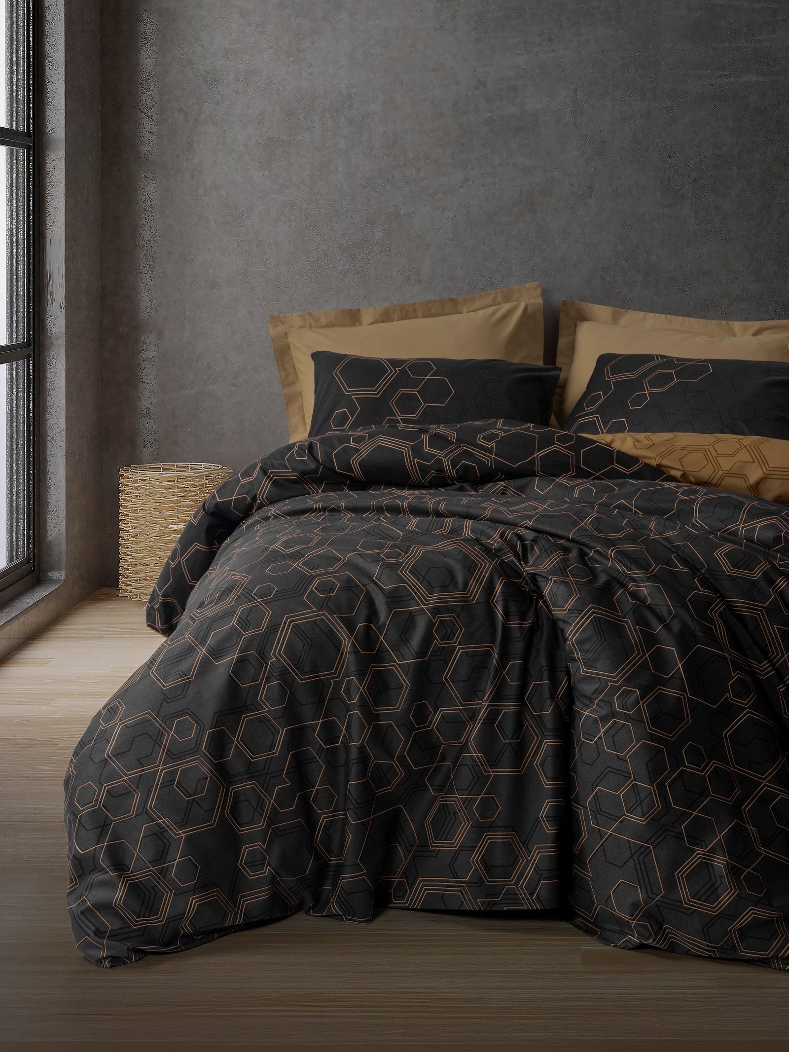 Dark Çift Kişilik Nevresim Takımı Dawn Bakır