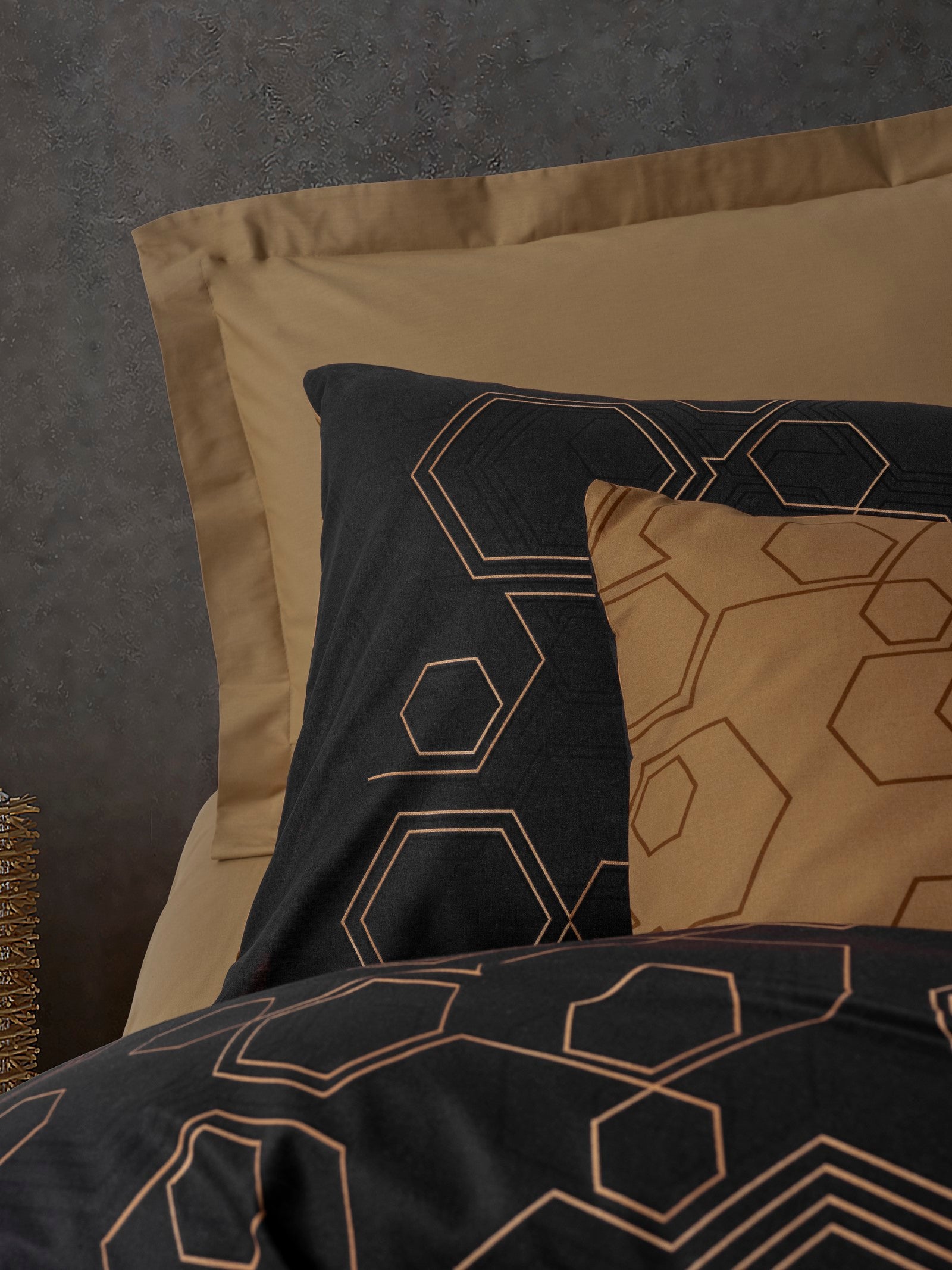 Dark Çift Kişilik Nevresim Takımı Dawn Bakır