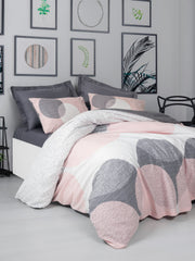 Single Duvet Cover Set Leron Gray