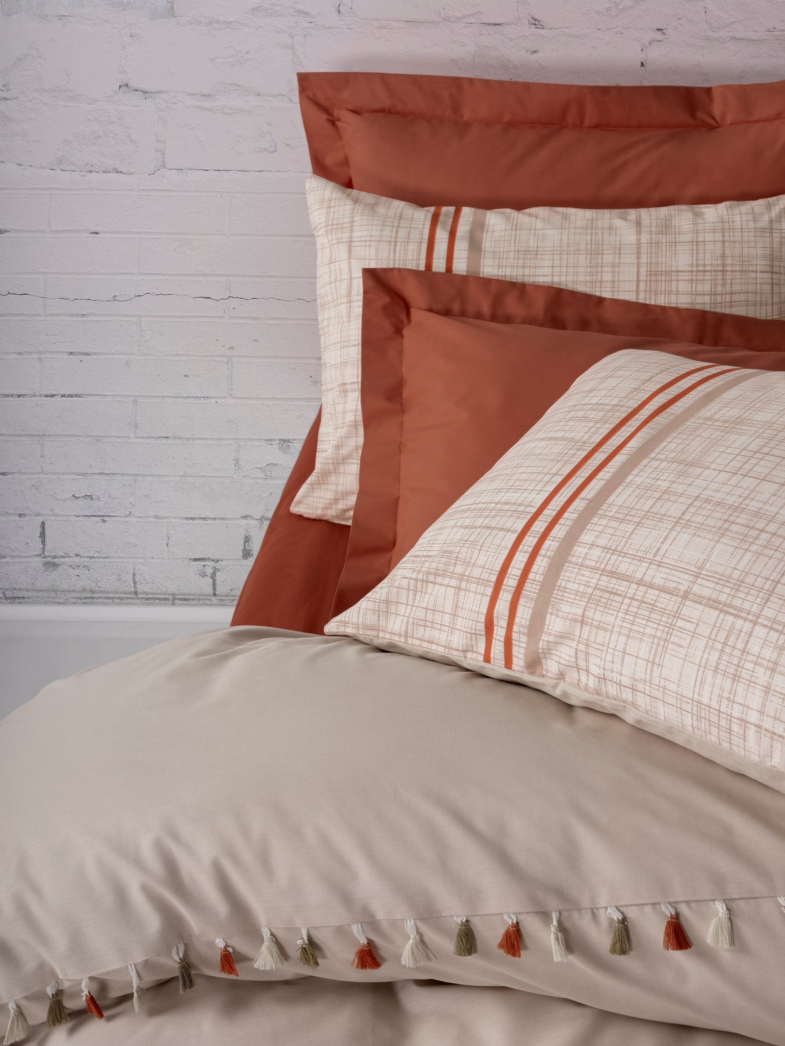 Candy Çift Kişilik Nevresim Takımı Merri Bej