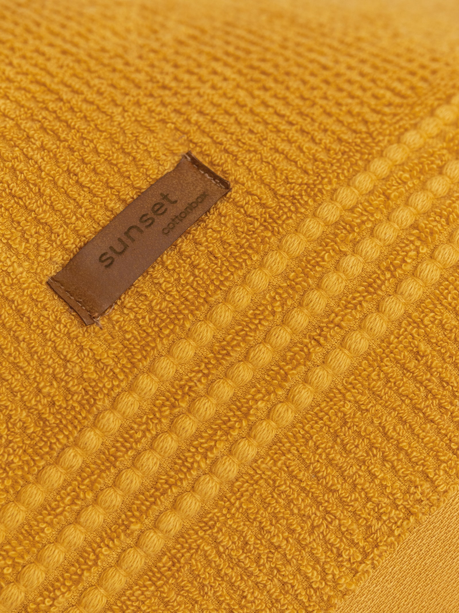 %100 Pamuk Wellness Havlu Seti Sunset Sarı