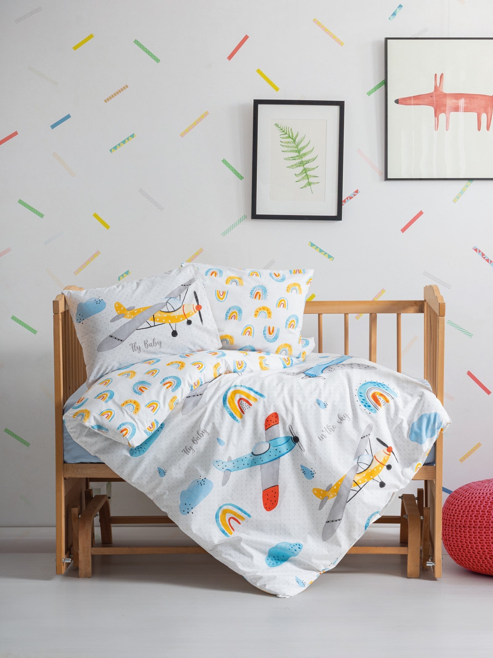 Bedding Set Cot Blankets Argos Kids Bedding Cot Bed Duvet Cover - Main Image