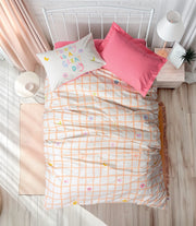 Youth Room Single Duvet Cover Set Jours Pink