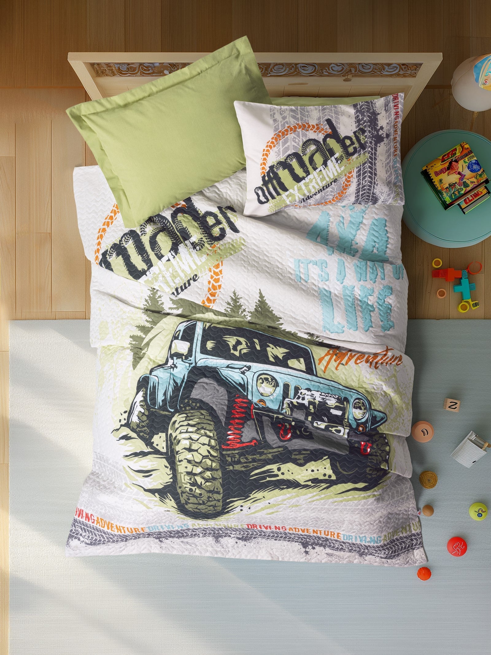 Junior Tek Kişilik Complete Set Adventure Yeşil