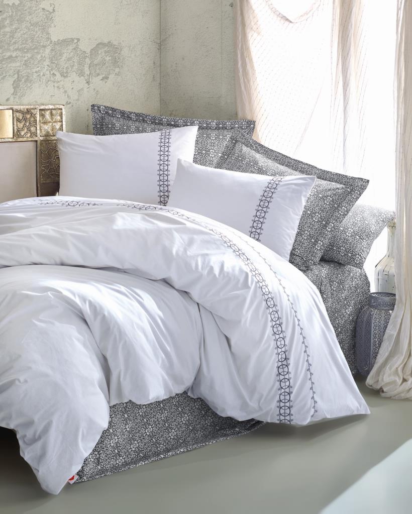 Majestic Çift Kişilik Nevresim Takımı - Paola Gri