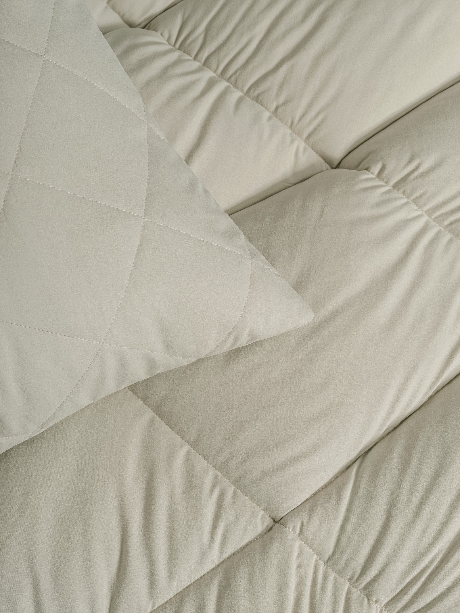 Softwash Çift Kişilik Yorgan Seti Taş 180x200 Lastikli Çarşaf