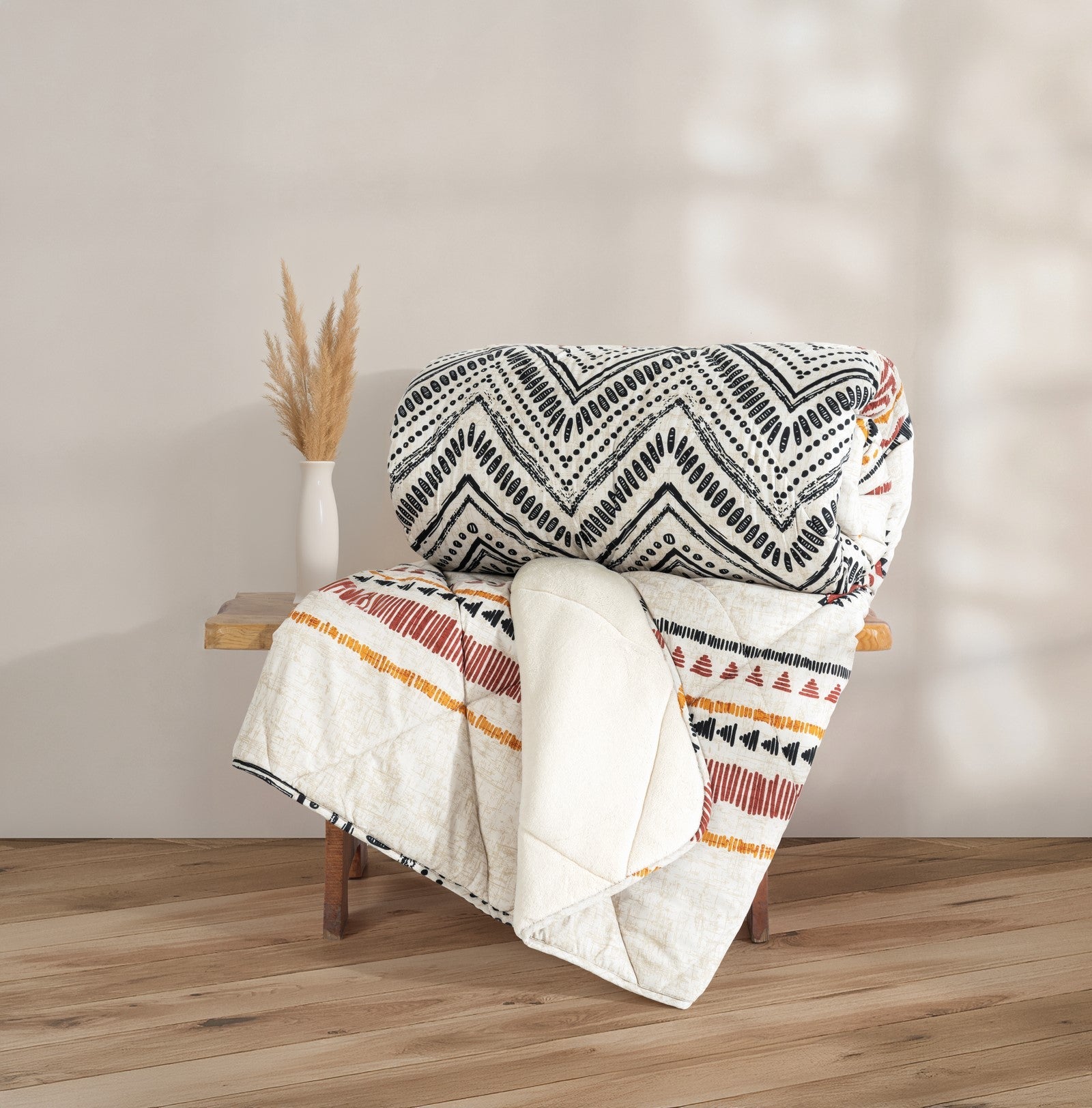 Velvet Tek Kişilik Yorgan Felix Bej 155x215 cm