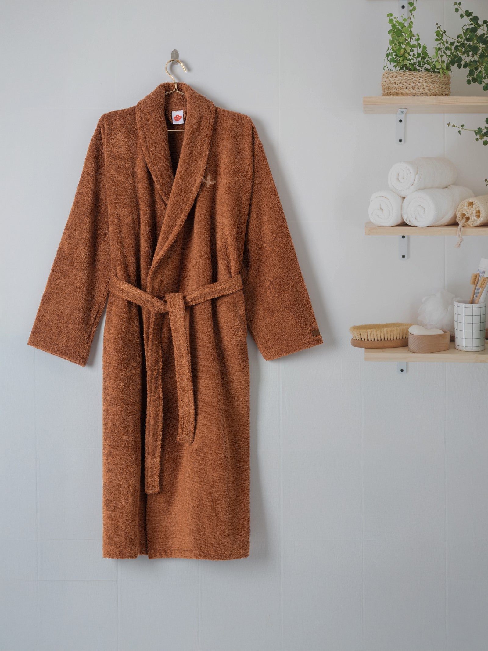トップス nest Robe CONFECT : 24aw Wool Cotton Wellness Bathrobe Terra Toprak L/XL – Cotton Box