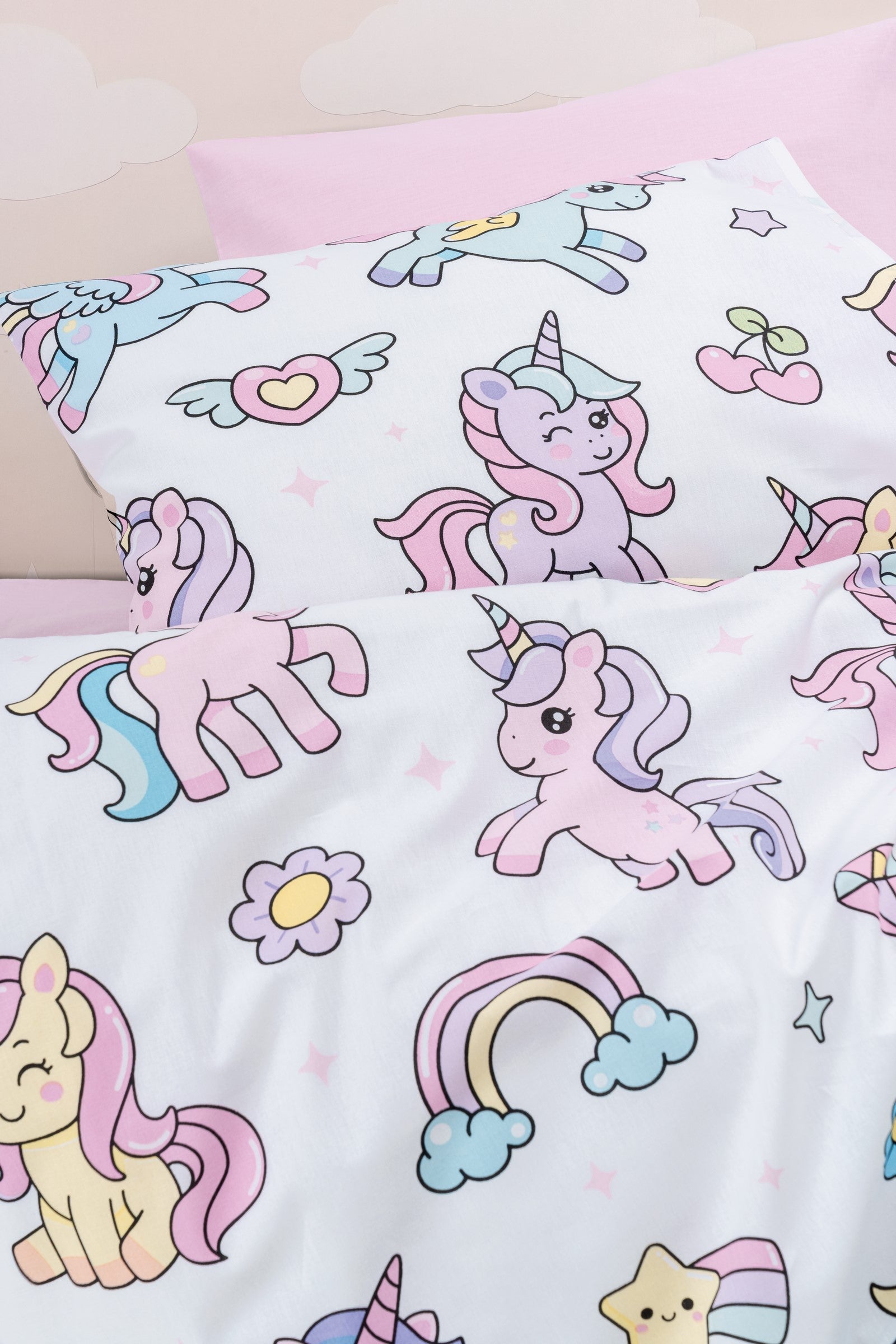Bebek Nevresim Takımı Sparky Pembe