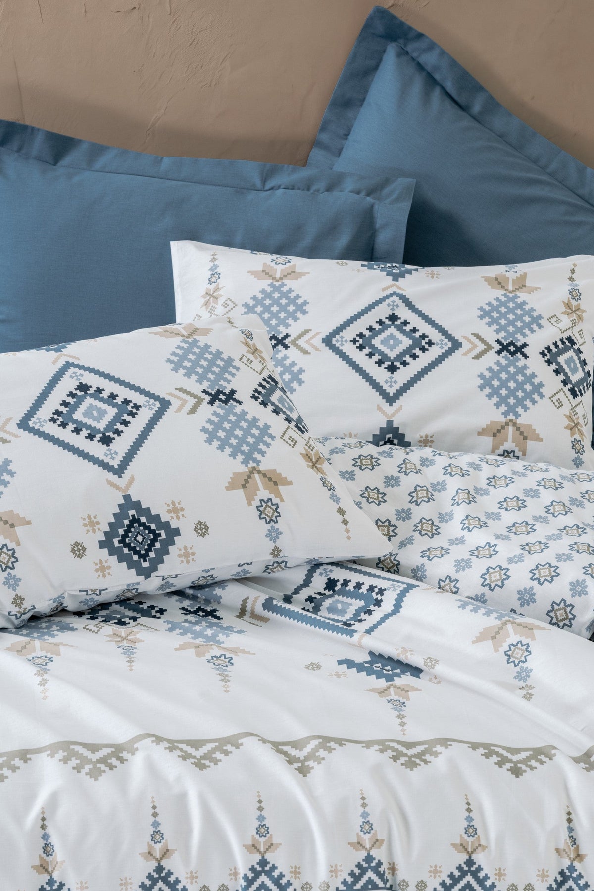 Bohemian Talora Indigo Single Duvet Cover Set