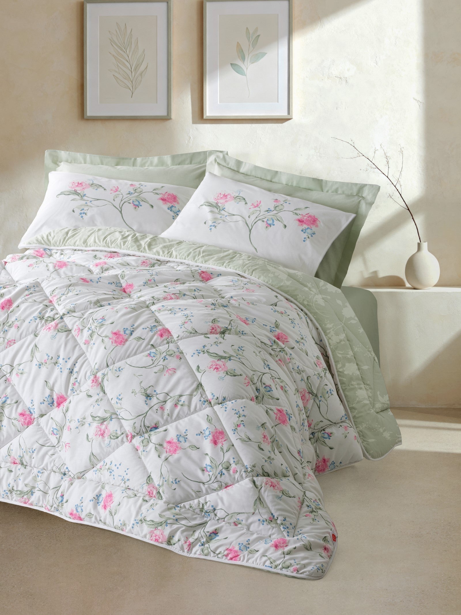 Çift Kişilik Uyku Seti Olina Yeşil