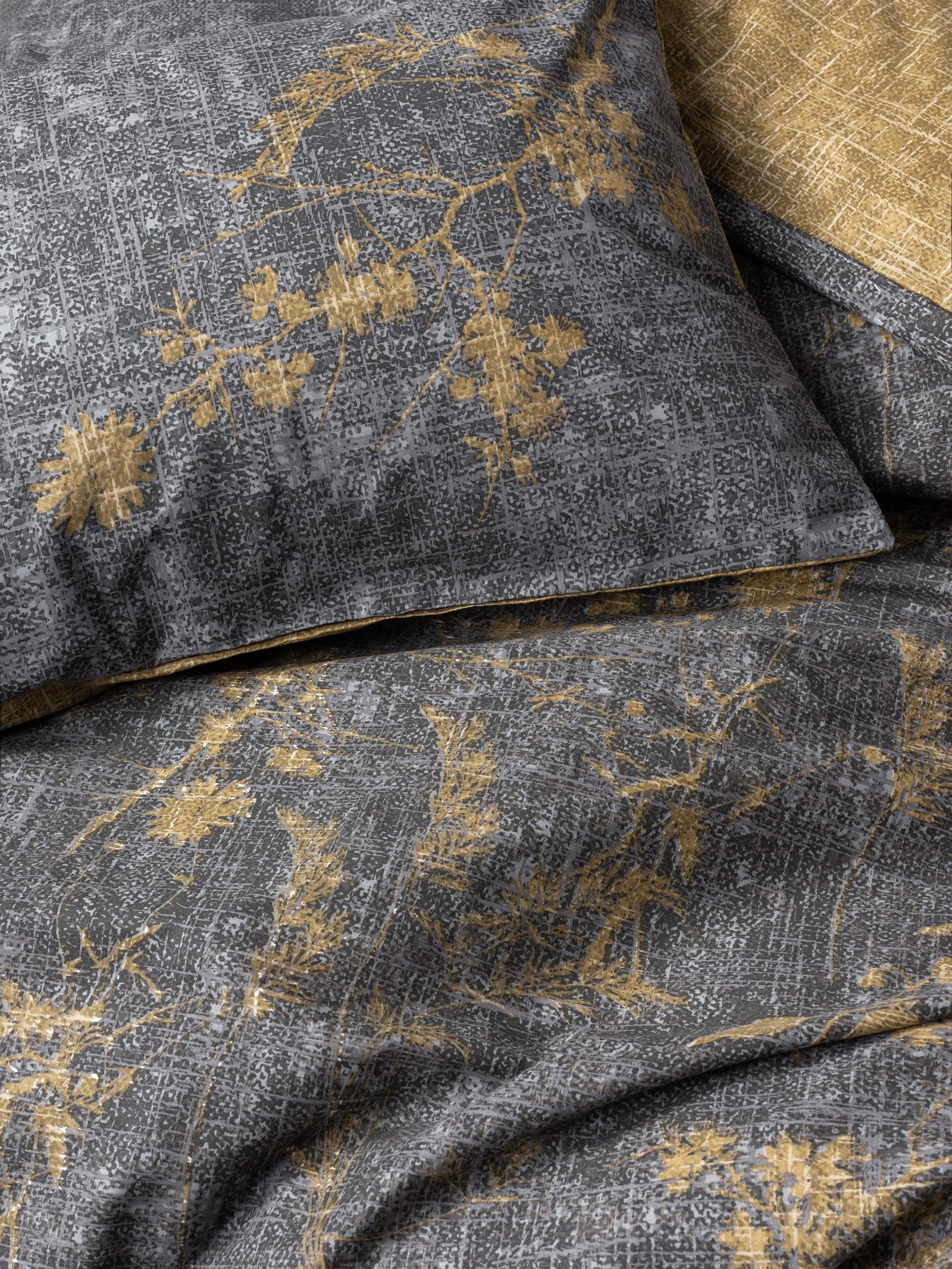 Dual Double Duvet Cover Set Yadawa Mustard