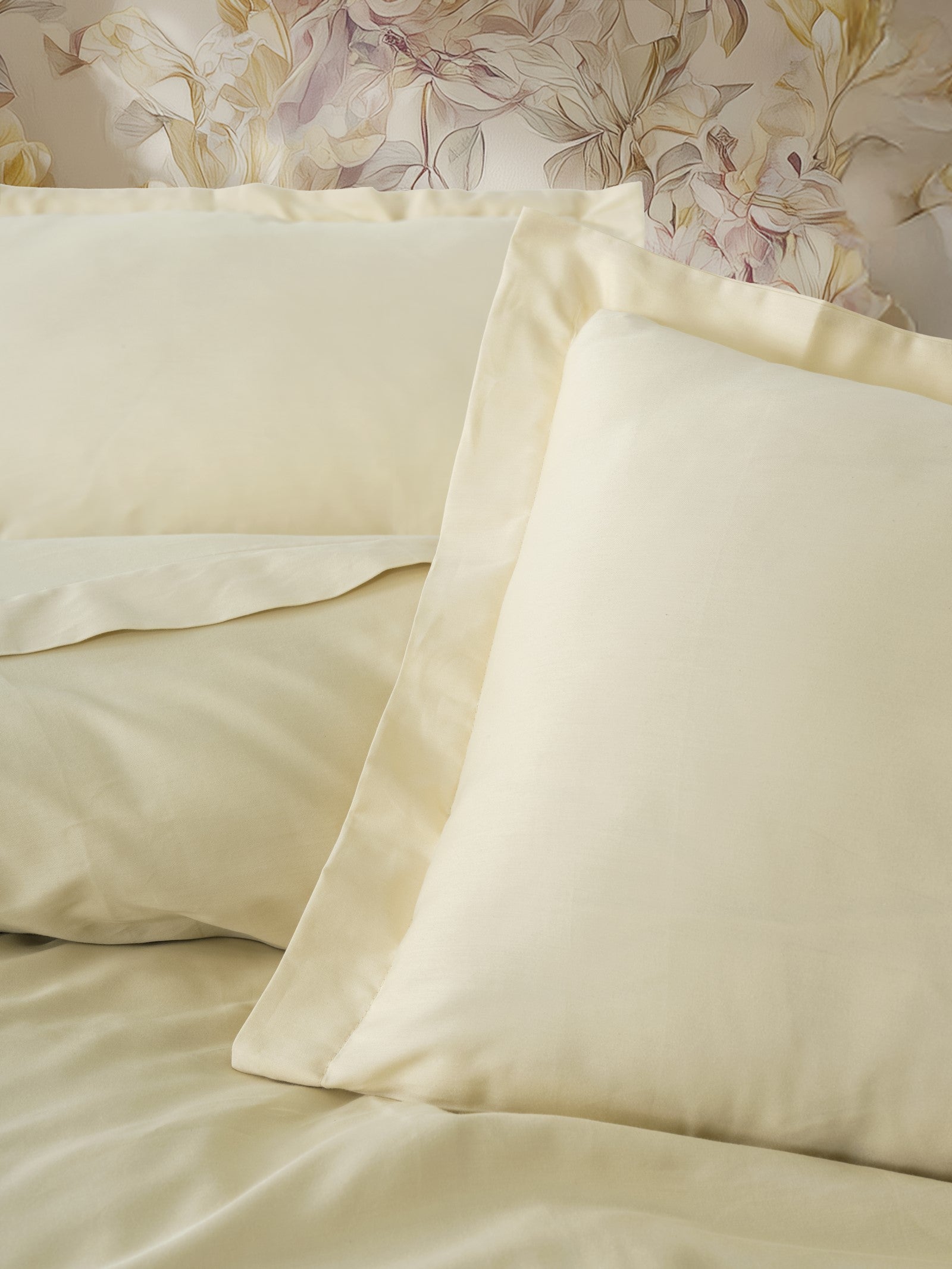 Elegant Saten Tek Kişilik Nevresim Takımı Bej