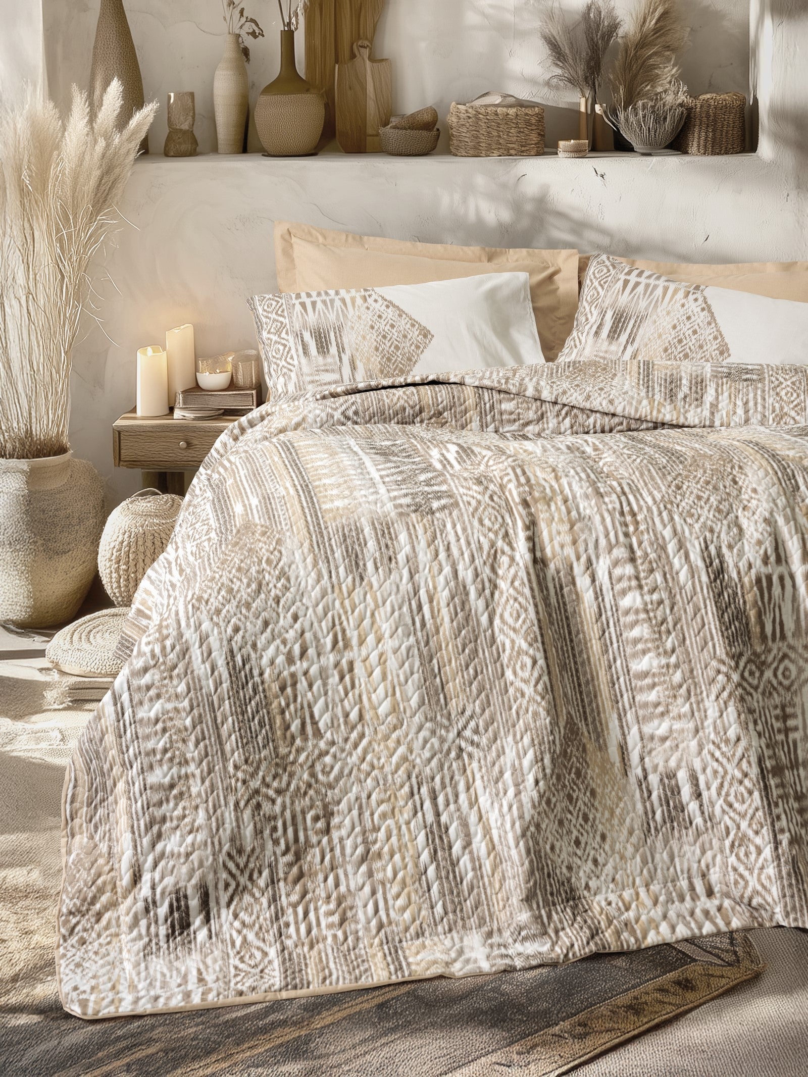 Ethnic Tek Kişilik Complete Set Amara Karamel