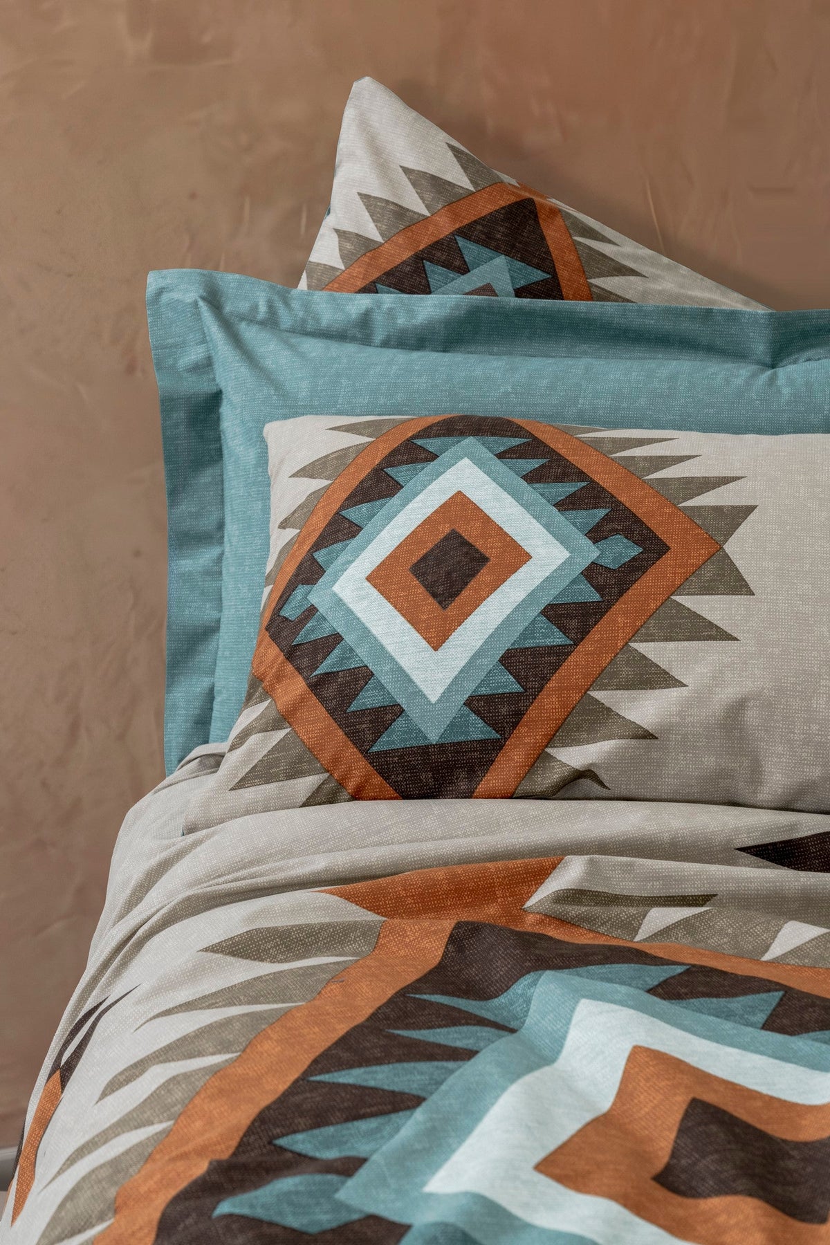 Ethnic Single Duvet Cover Set Nomad Mint
