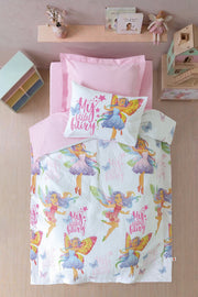Junior Tek Kişilik Lastikli Çarşaflı Complete Set Twila Pembe