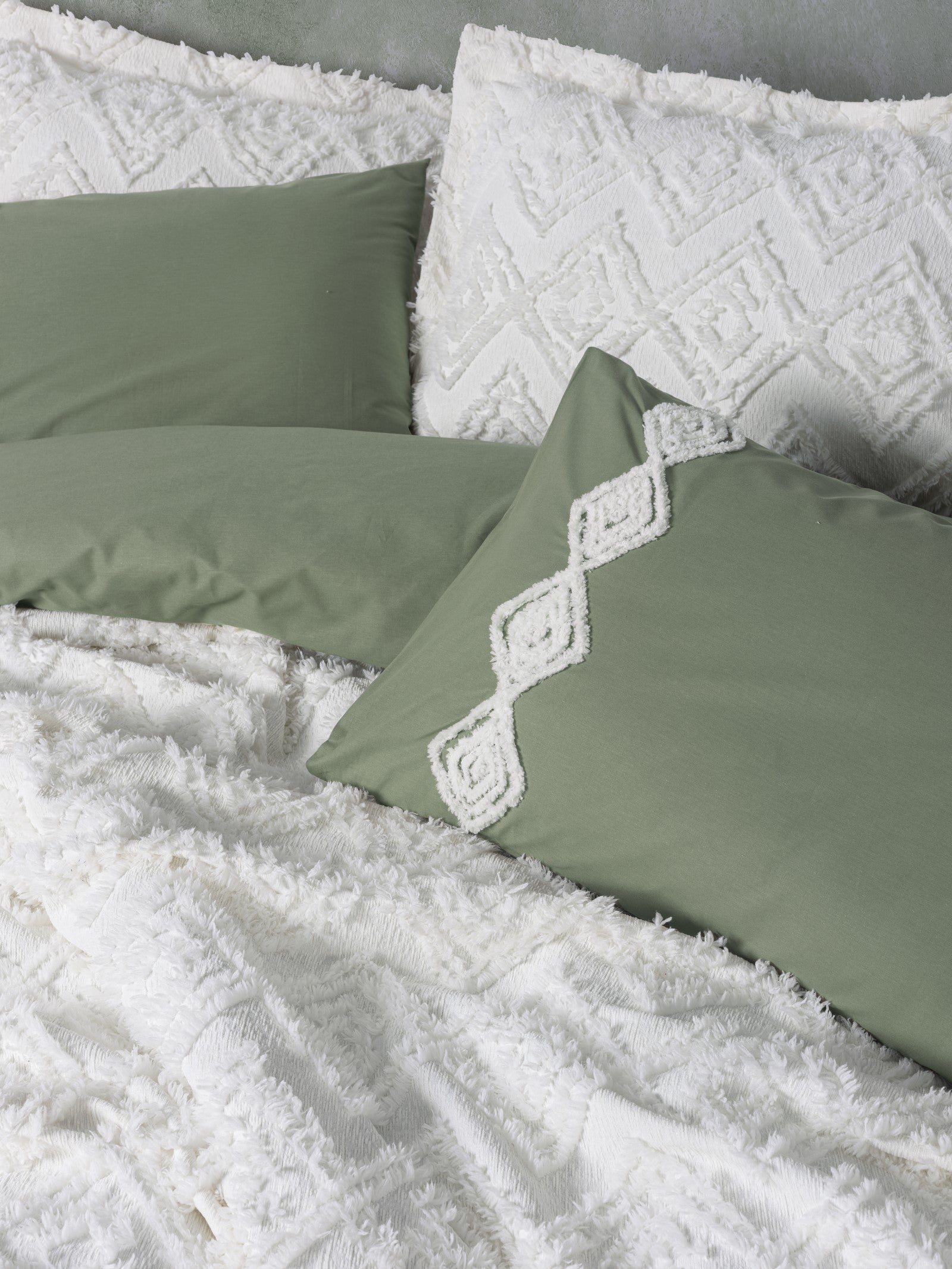 Limi Tek Kişilik Yatak Örtülü Nevresim Takımı Luke Krem