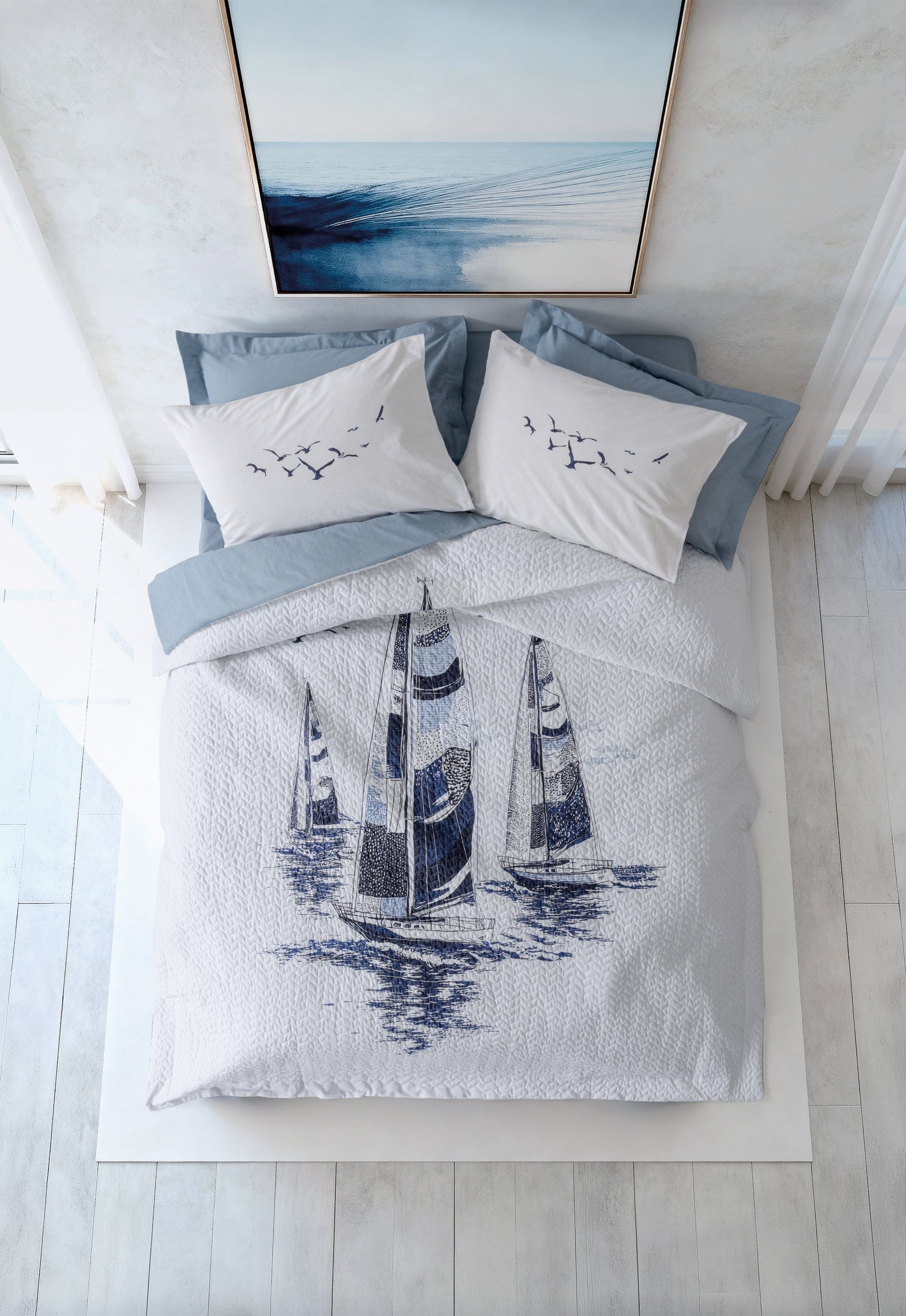 Maritime Tek Kişilik Complete Set Skipper Indigo