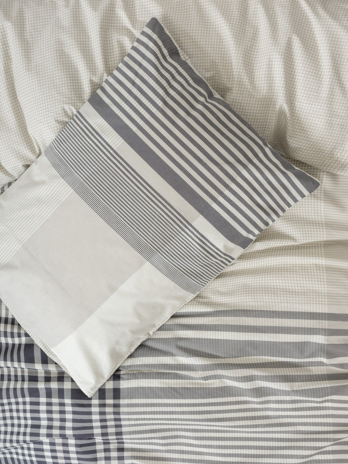Nordek Ranforce Single Fitted Sheet Duvet Cover Set Soren Beige