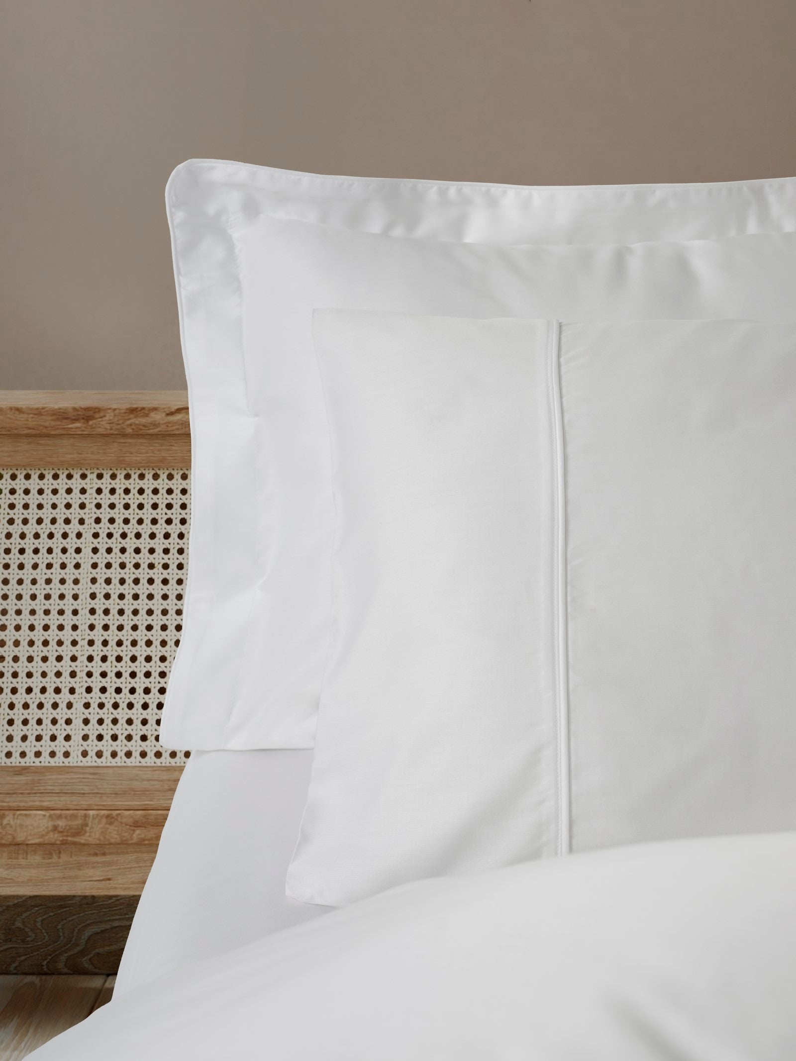 Silky Saten King Size Nevresim Takımı Beyaz