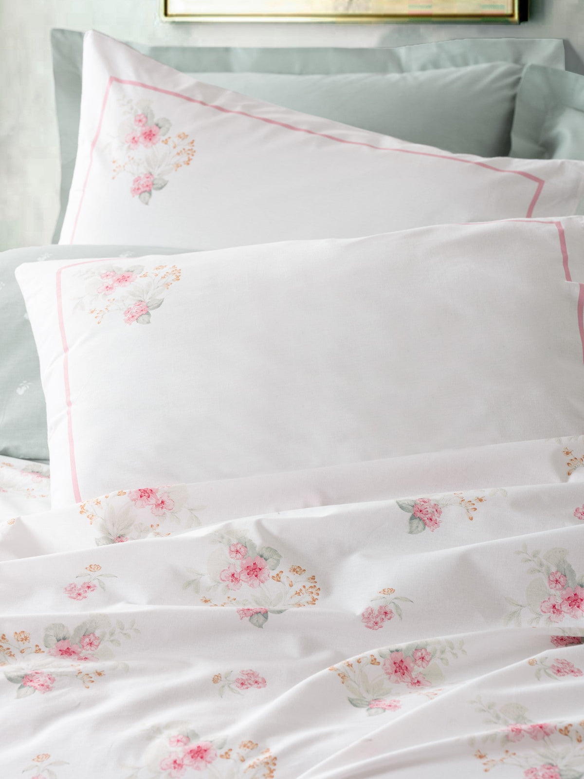 Single Duvet Cover Set Minty Mint