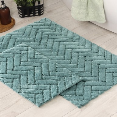 Pamuklu Paspas Seti Zibby Mint 60x100+40x60